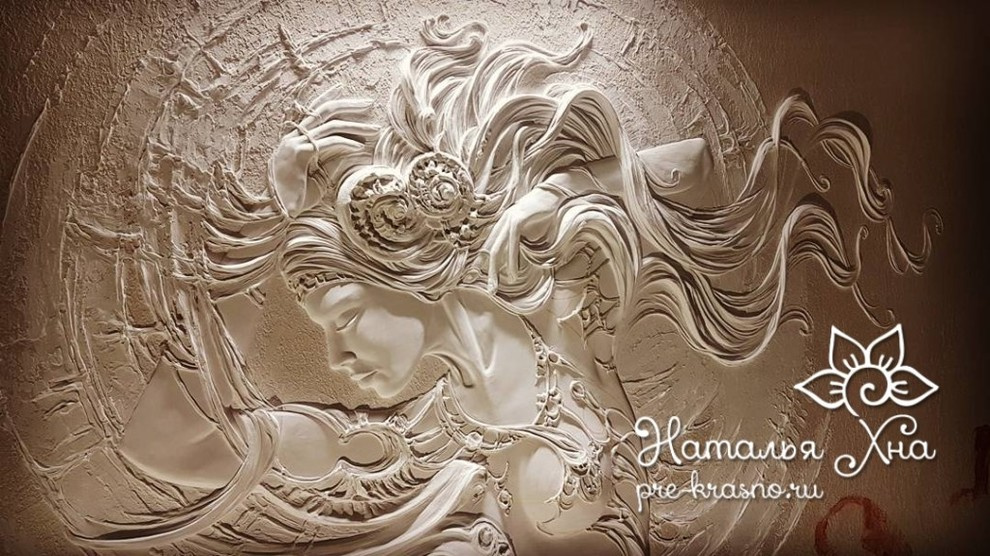 Барельеф Русалка