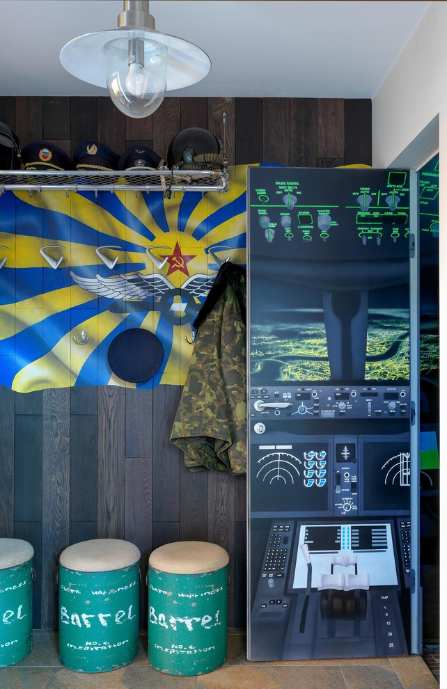 Уголок прихожей банного комплекса