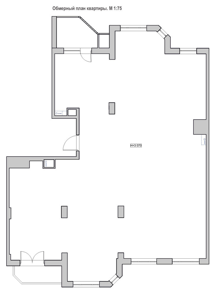 Обмерный план квартиры