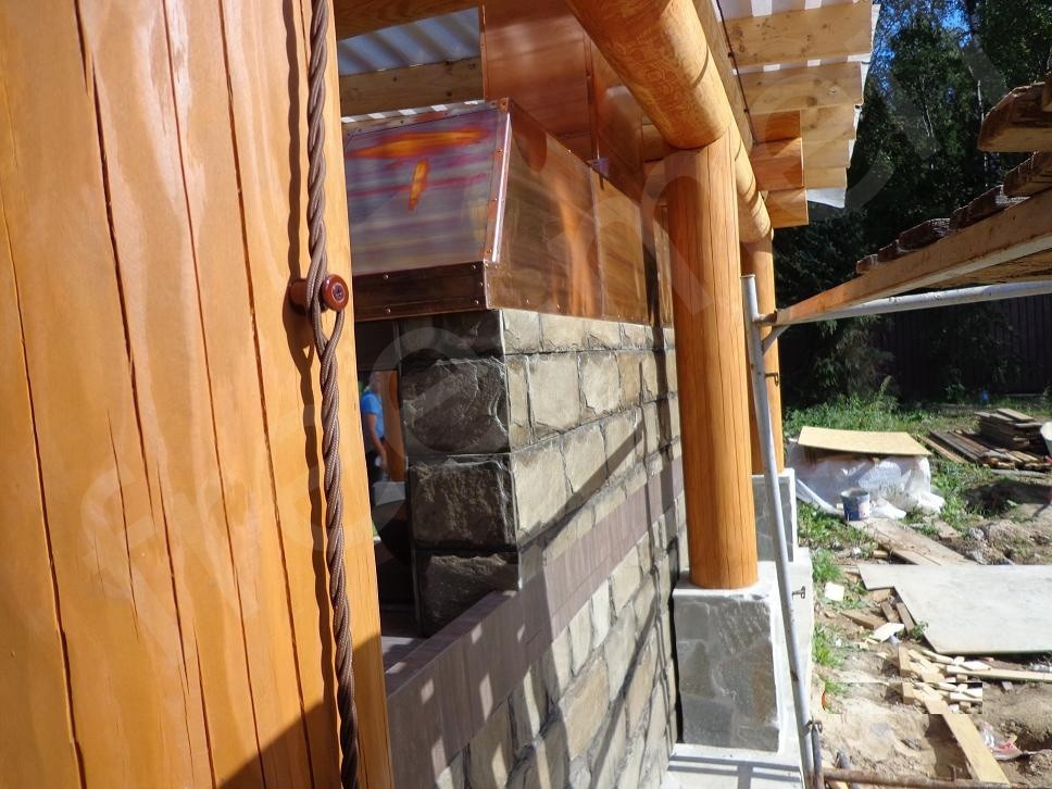 Обложка проекта: Барбекю комплекс с медной крышей