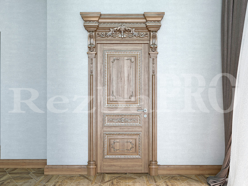 Дверь резная