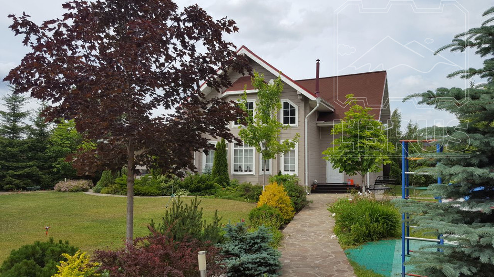 Стильный дома из клееного бруса в московской области