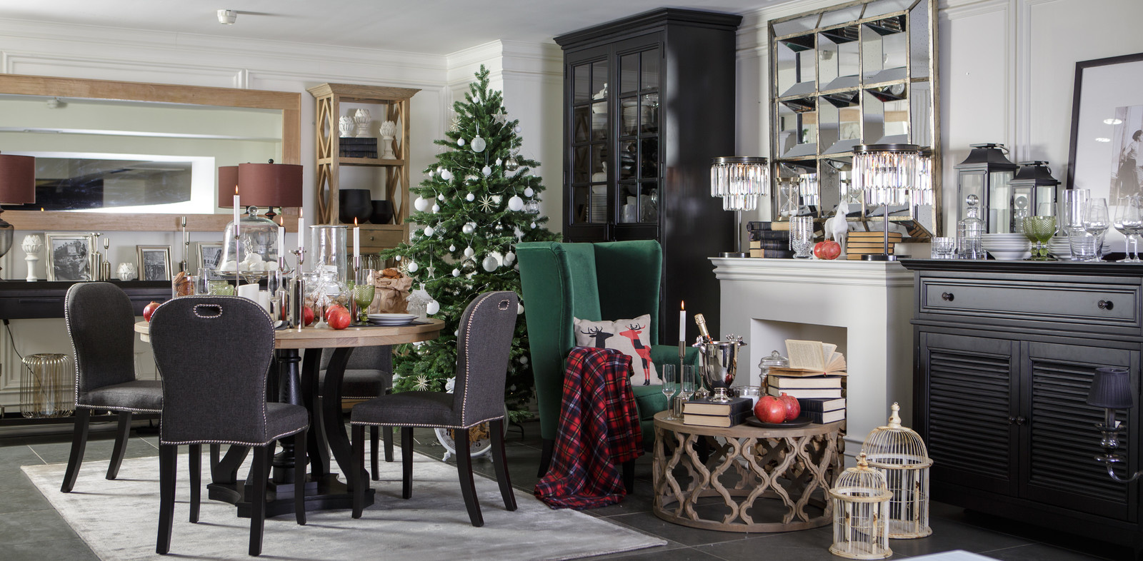 Новогодний интерьер гостиной