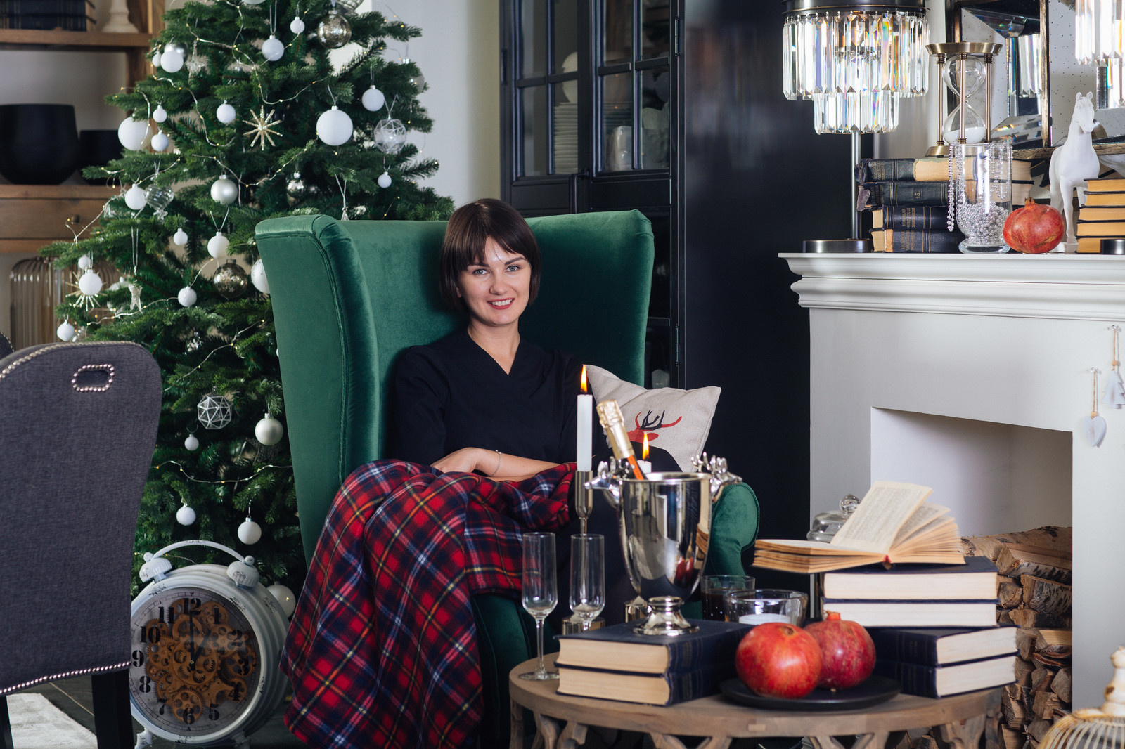 Новогодний интерьер гостиной