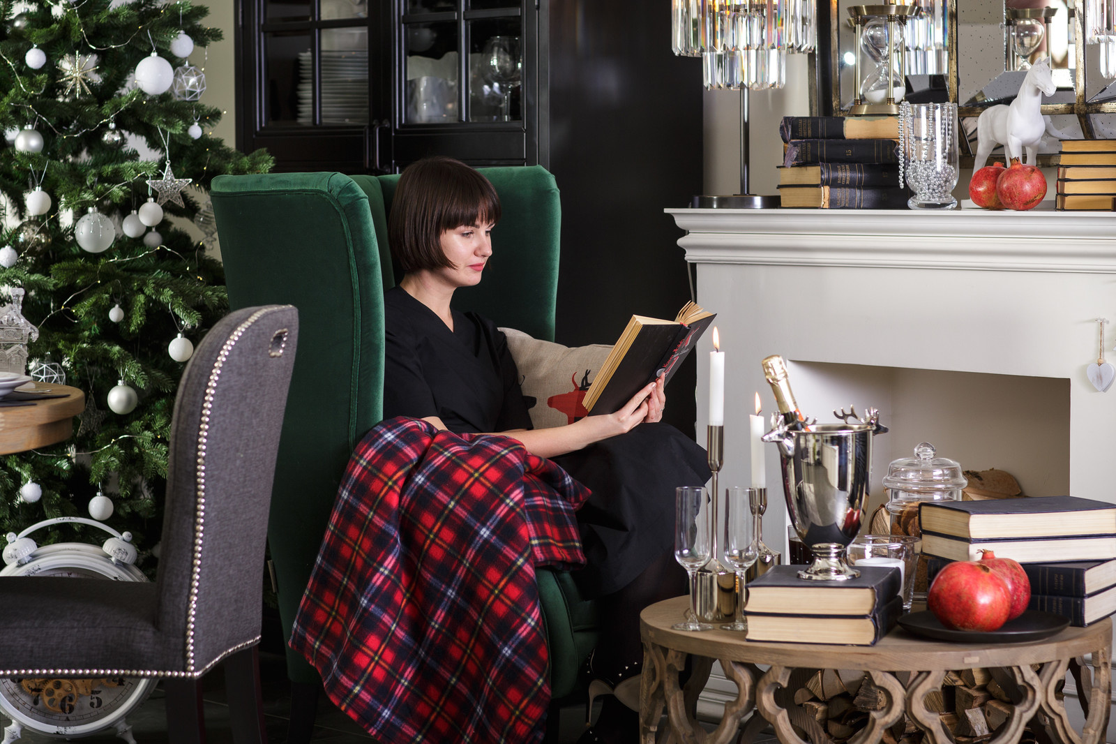 Новогодний интерьер гостиной