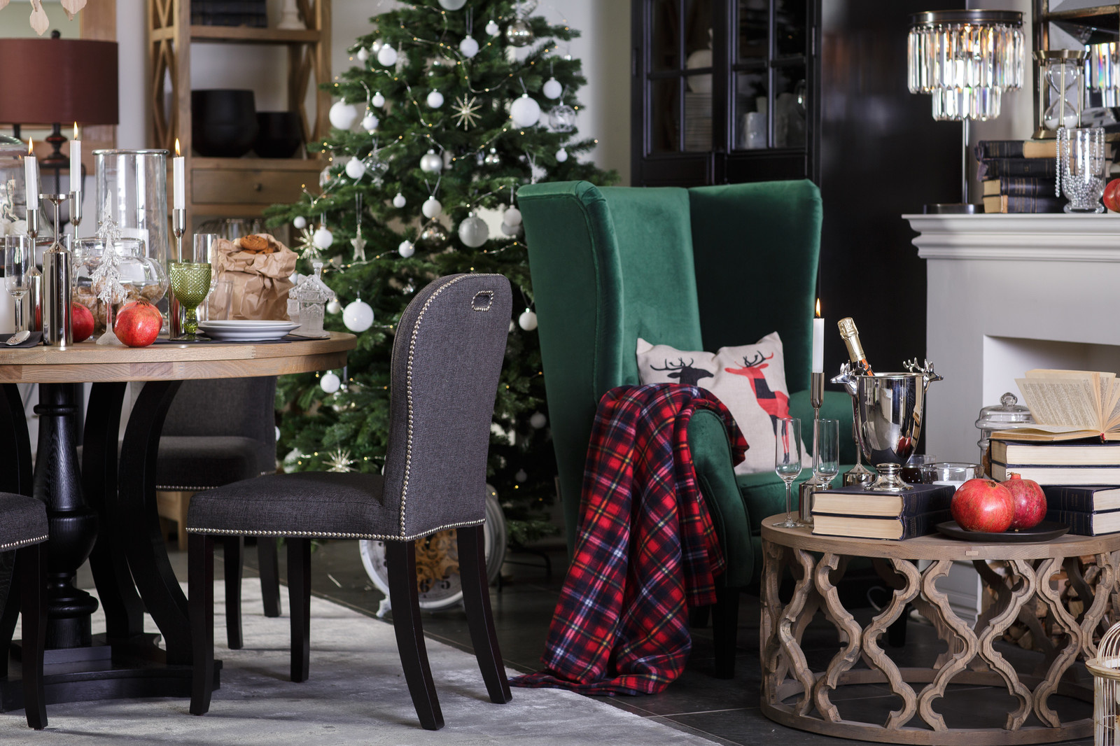 Новогодний интерьер гостиной