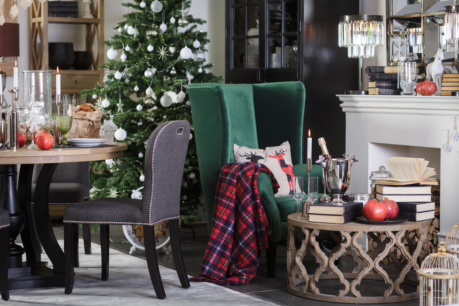 Новогодний интерьер гостиной