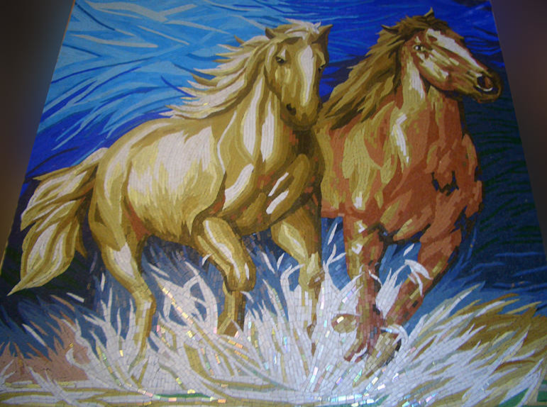 Панно из мозаики