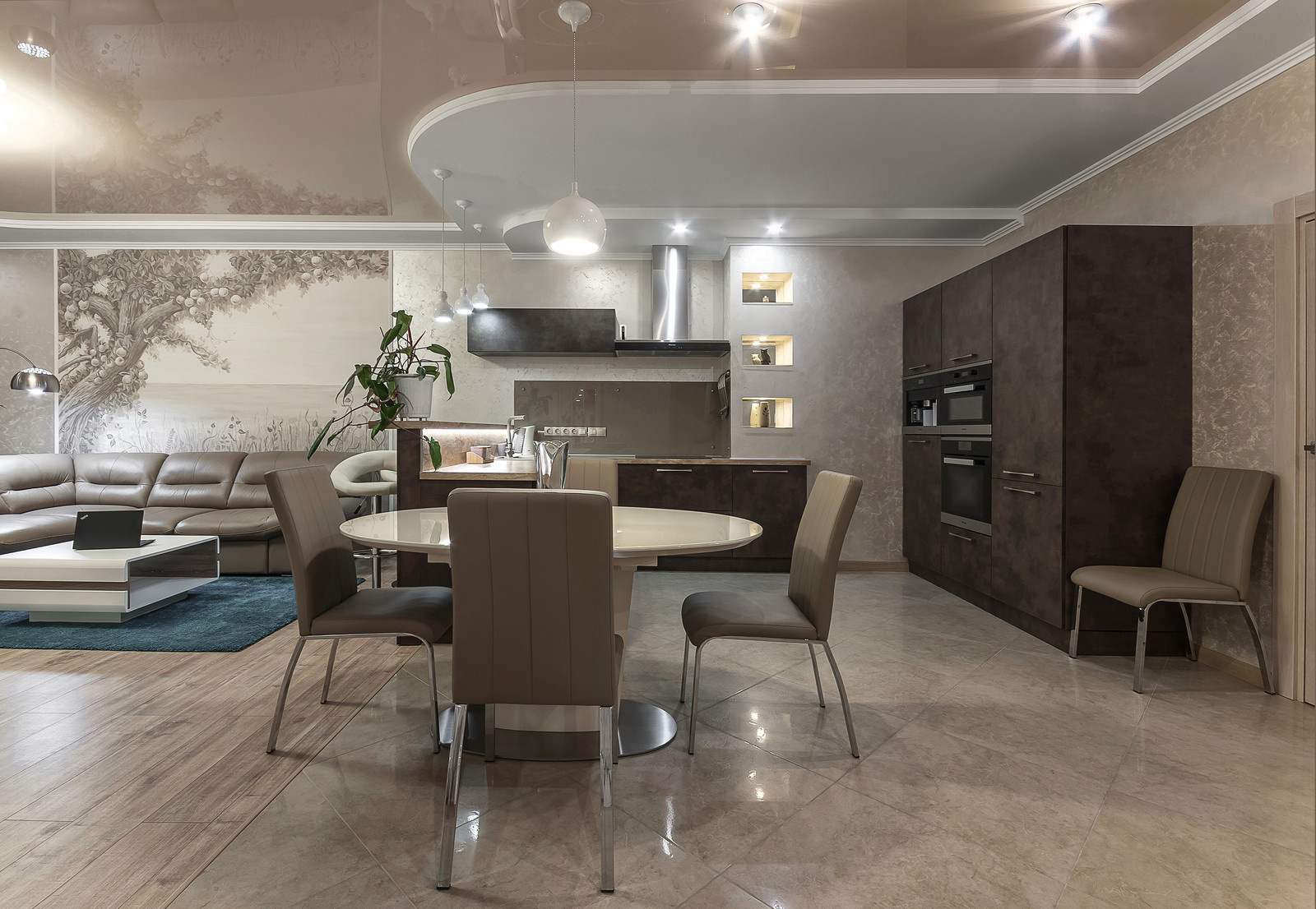 Дизайн студии в современном стиле