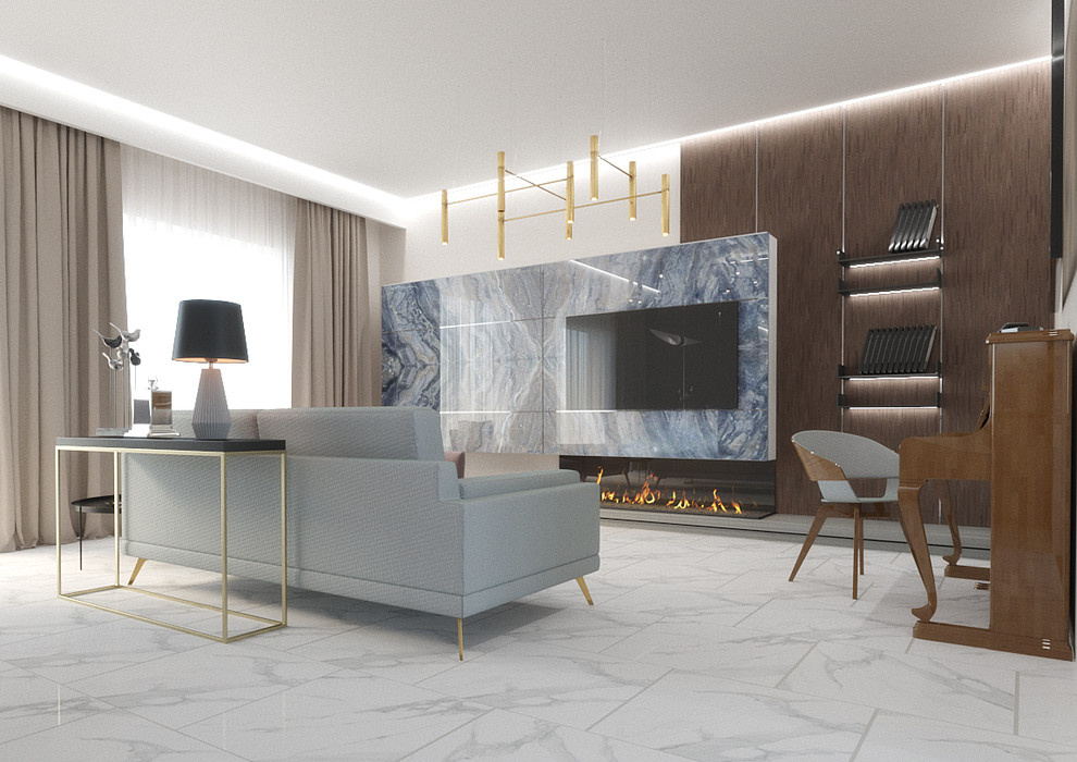 Дизайн интерьера таунхауса в поселке Бобры