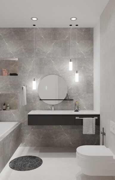 Дизайн интерьера таунхауса в поселке Бобры