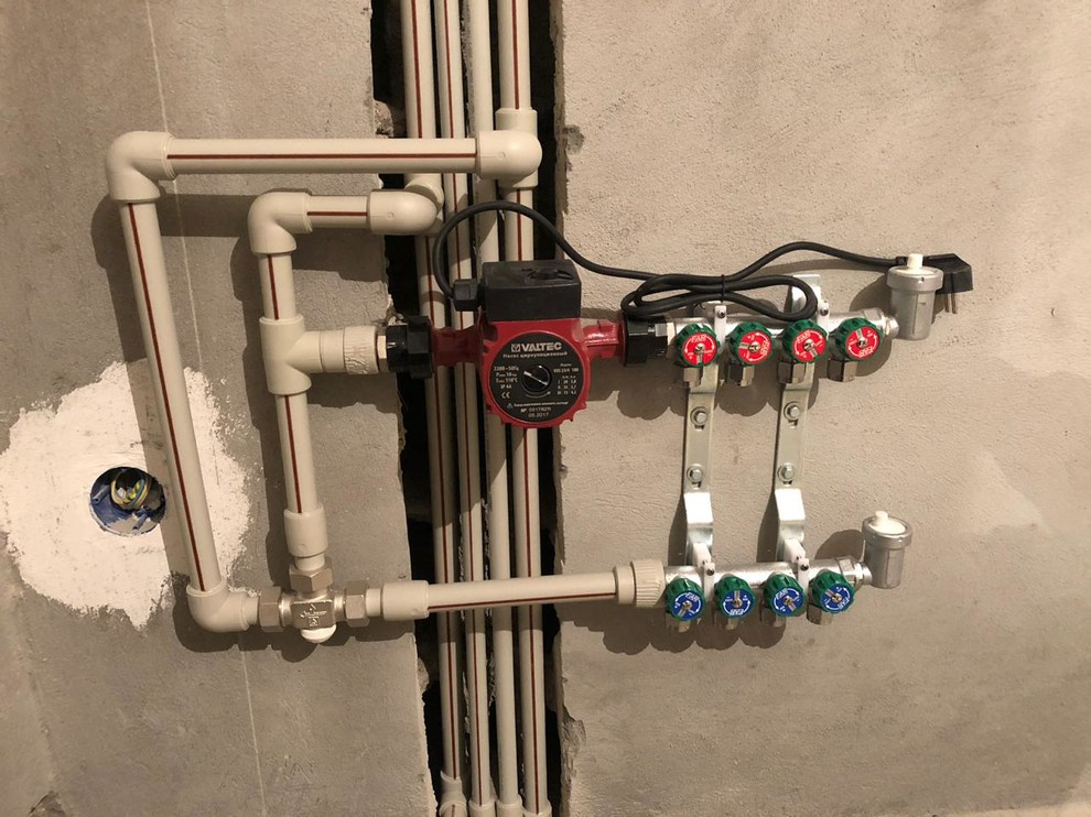 Монтаж системы отопления