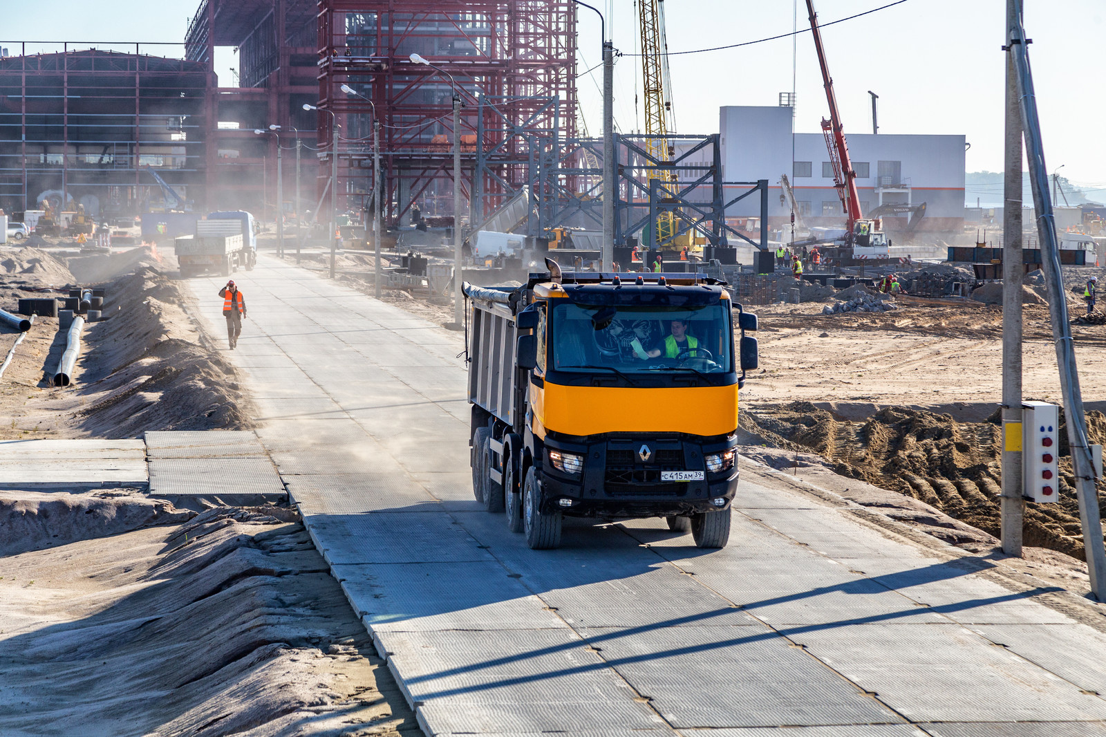 Фотосъемка строительства Приморской ТЭС