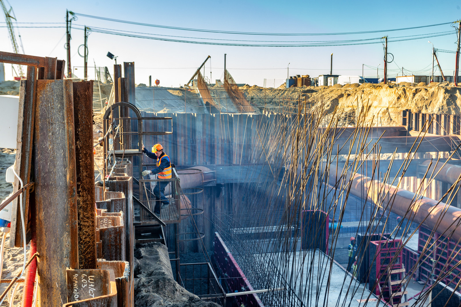 Фотосъемка строительства Приморской ТЭС