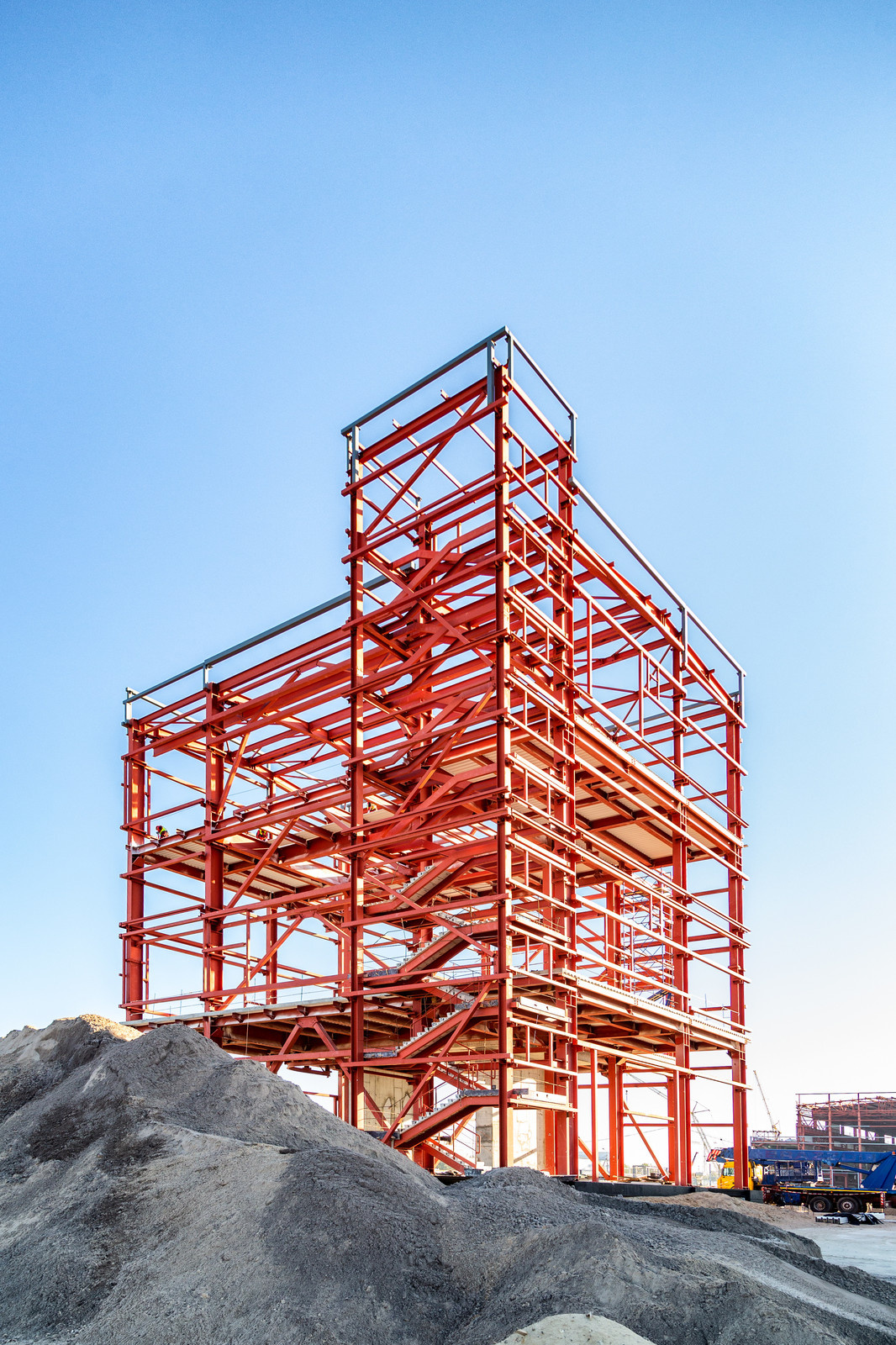 Фотосъемка строительства Приморской ТЭС