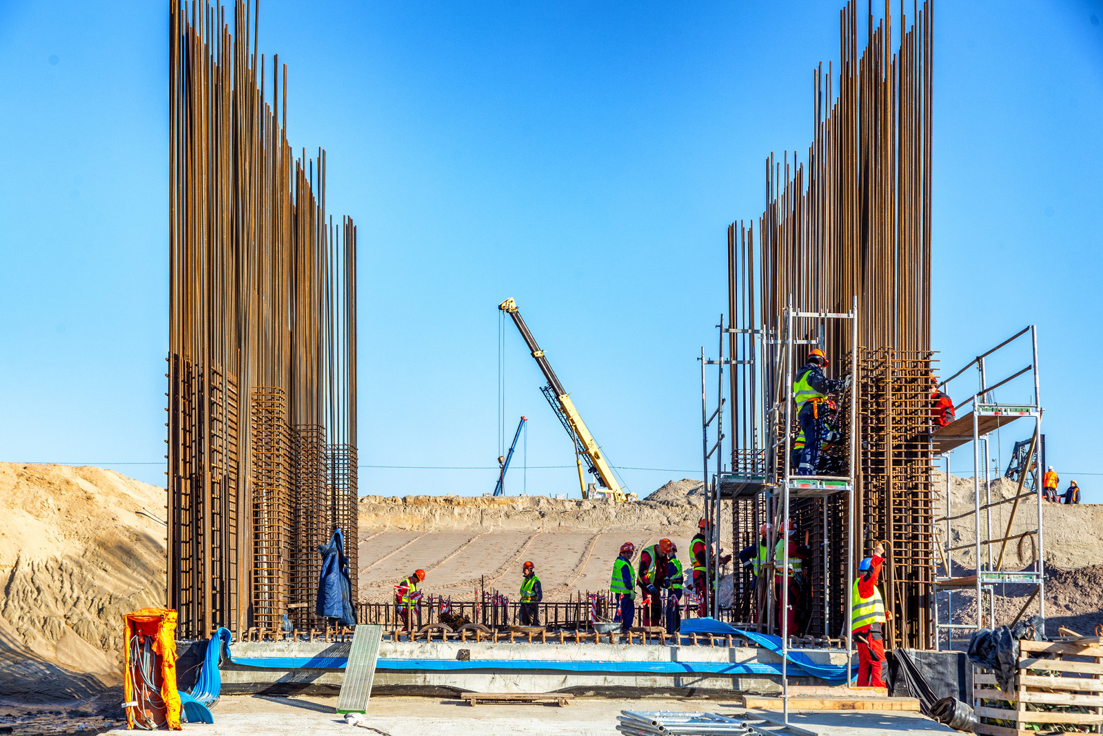 Фотосъемка строительства Приморской ТЭС