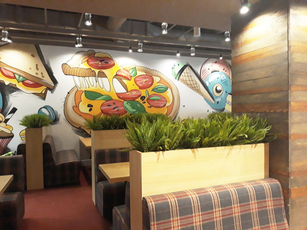 Ресторан LaFamiglia 150 посадочных мест.