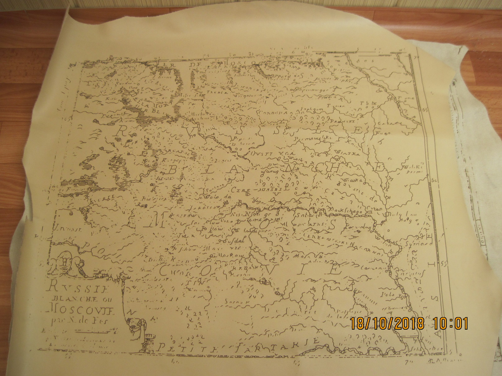 винтажная копия старой карты