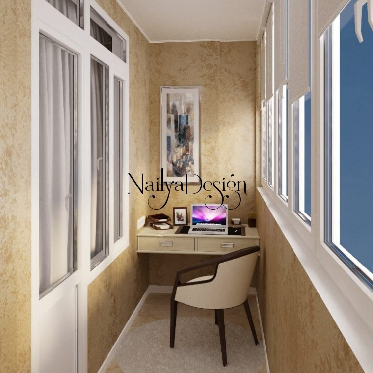 Обложка проекта: дизайн балкона