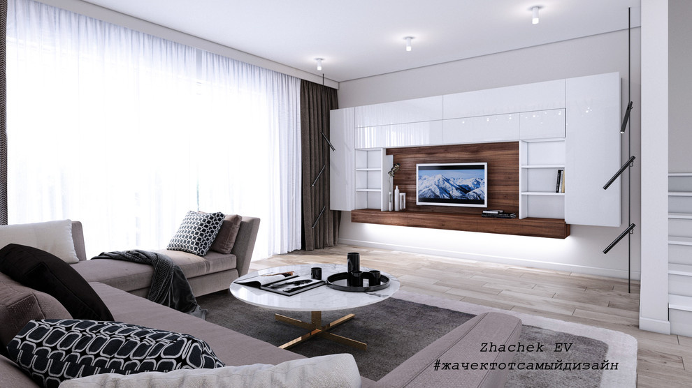 Обложка проекта: Гостиная - Кухня