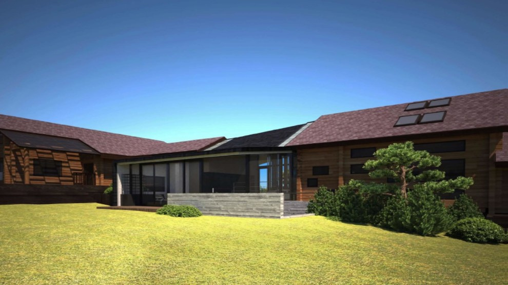 Дизайн-проект объединения двух домов