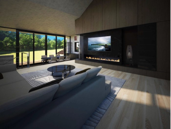 Дизайн-проект объединения двух домов