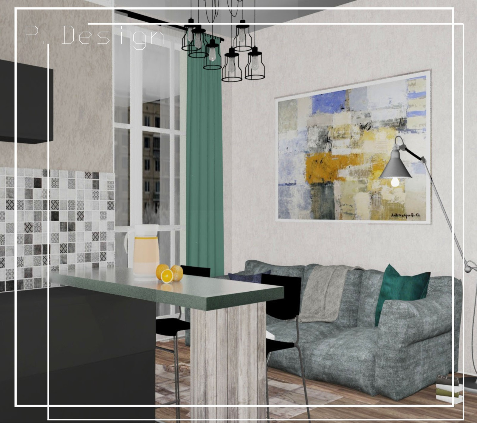 Квартира студия 33 м.кв.Омск