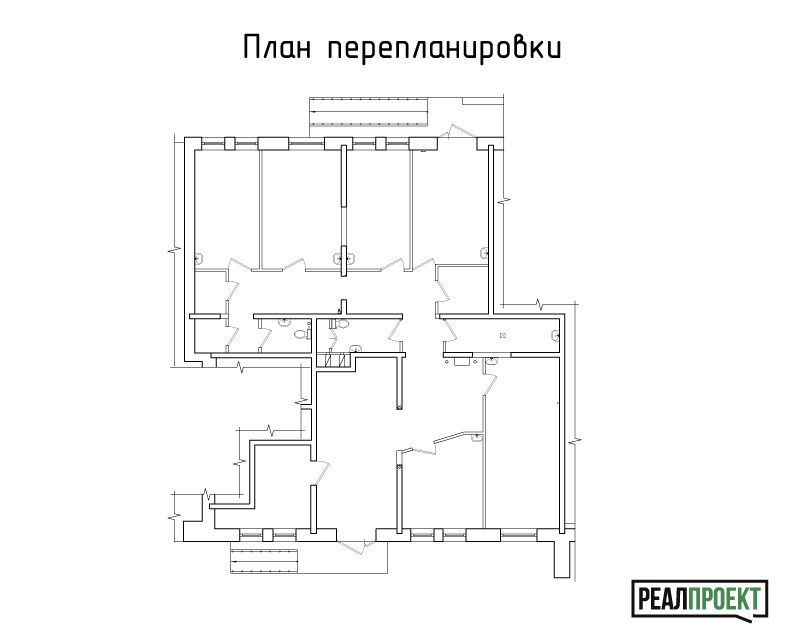 Обложка проекта: Перепланировка помещения