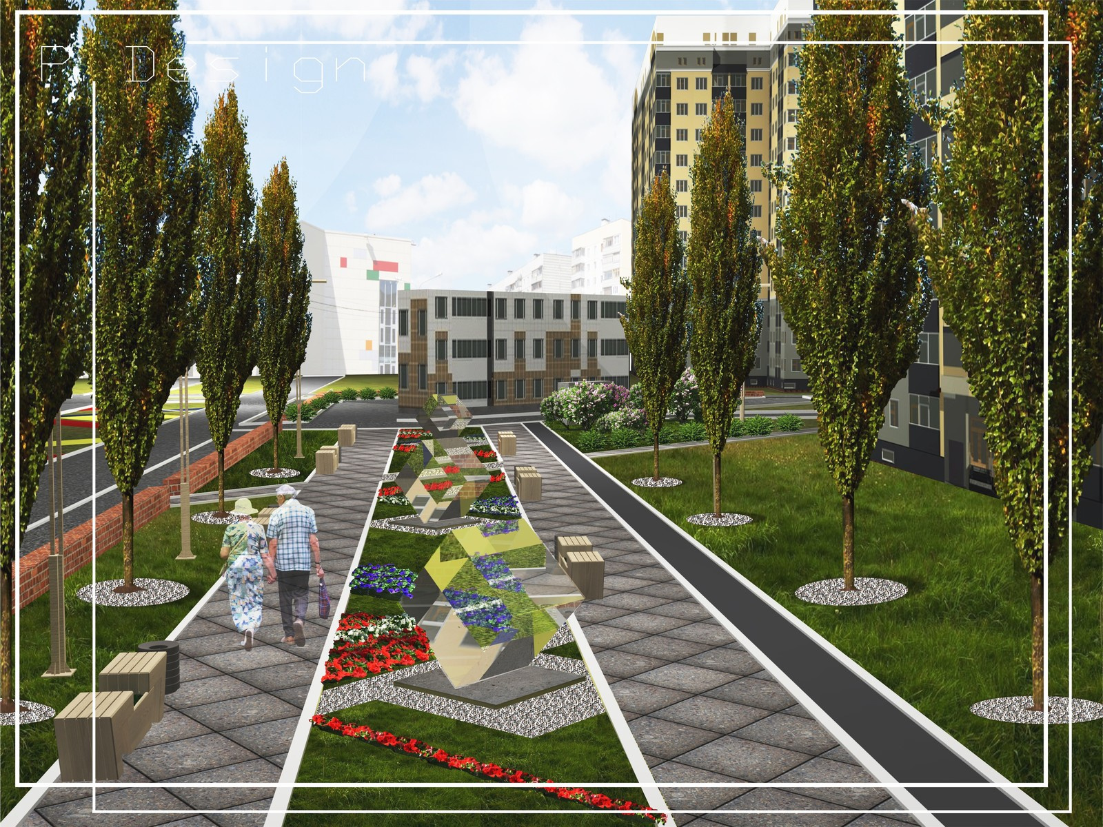 Ландшафт.ОМСК ул.Блюхера