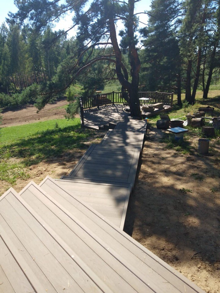 Терраса с подсветкой