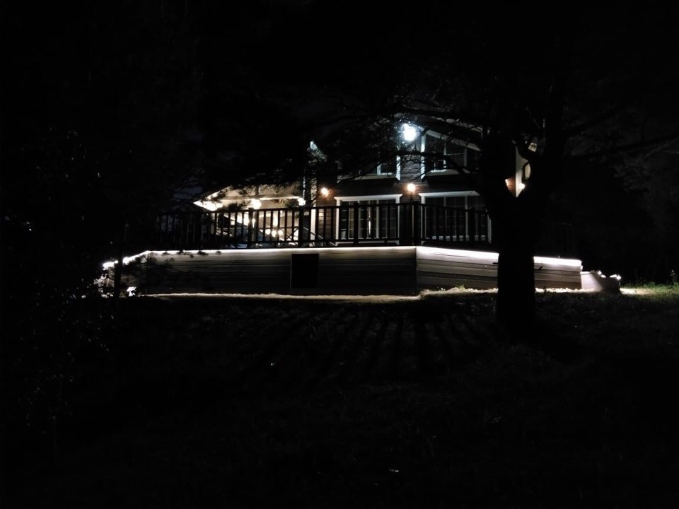 Терраса с подсветкой