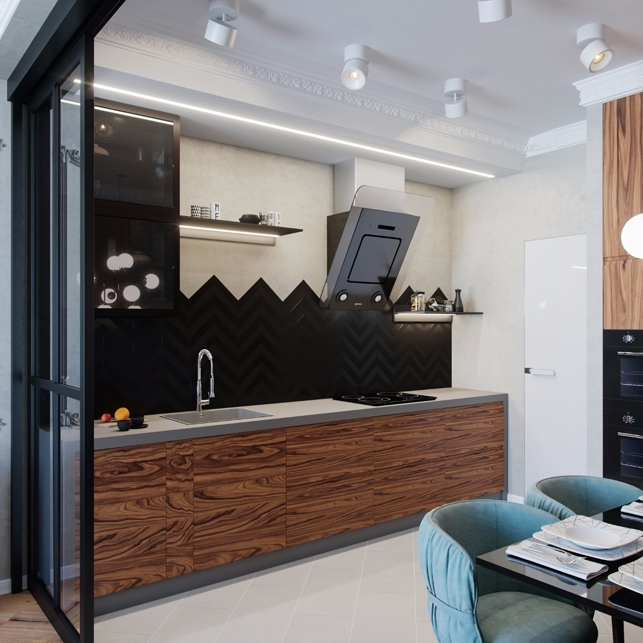 Двухкомнатная квартира в центре города для молодой семьи