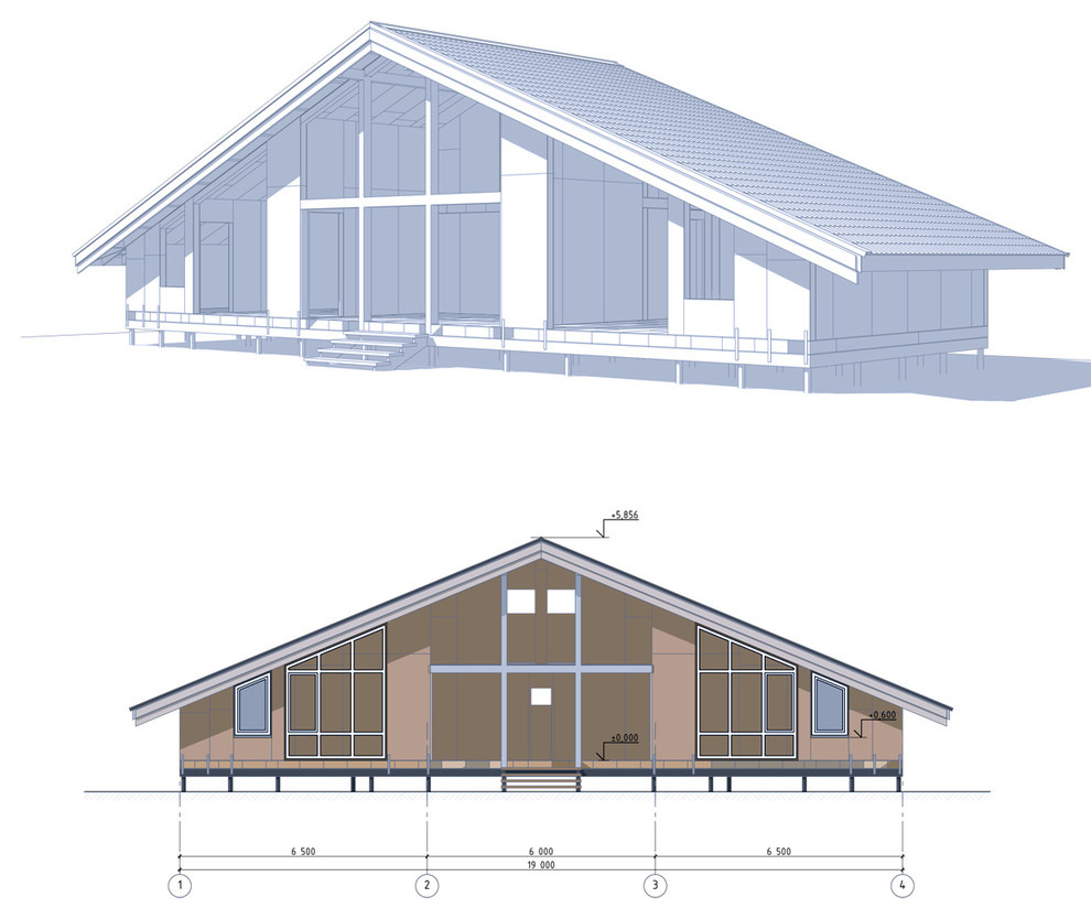 Шале из SIPs на Челябинских озерах