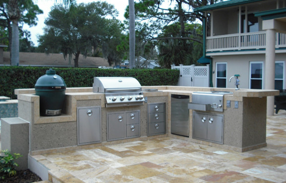 Примеры барбекю зон в загородном доме