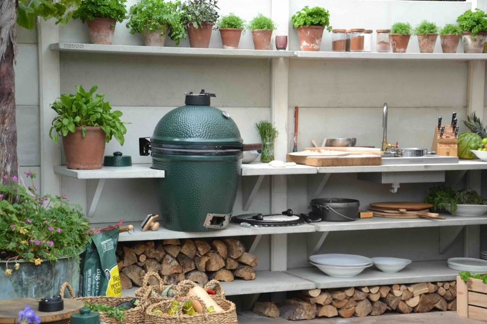 Примеры барбекю зон в загородном доме