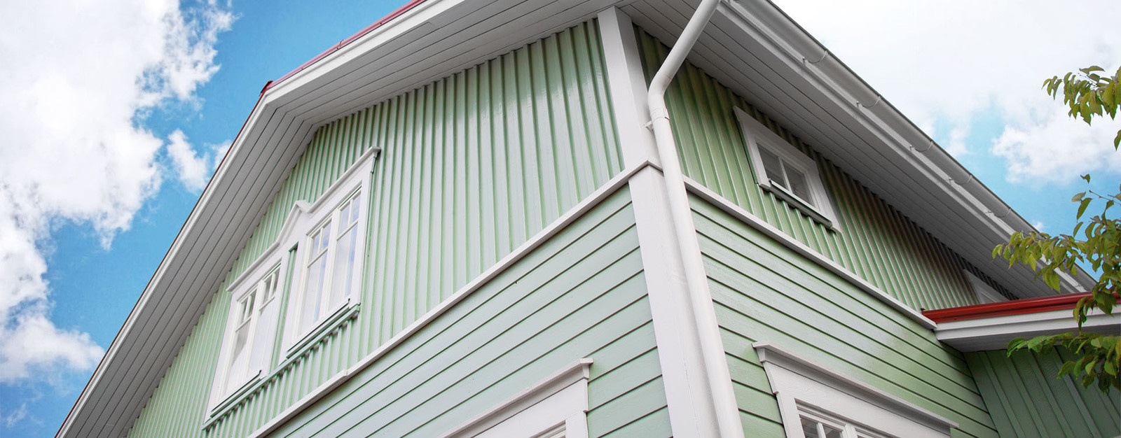 Экстерьер. Покрашенные объекты