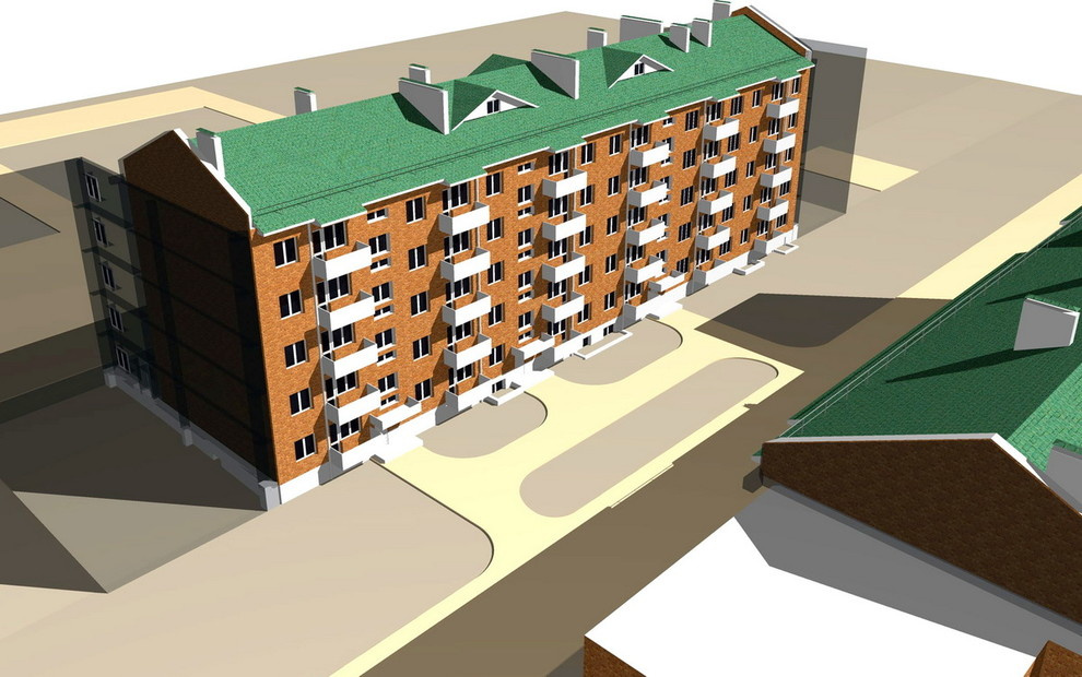Обложка проекта: Многоквартирный жилой дом в 112 квартале г. Улан-Удэ