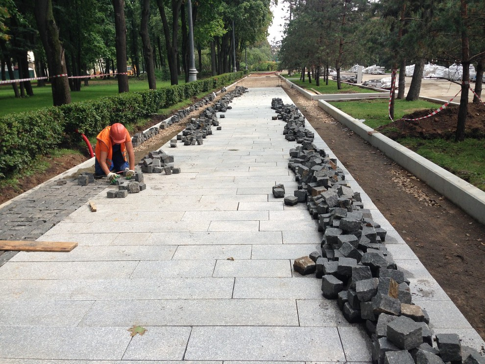 Мощение дорожек