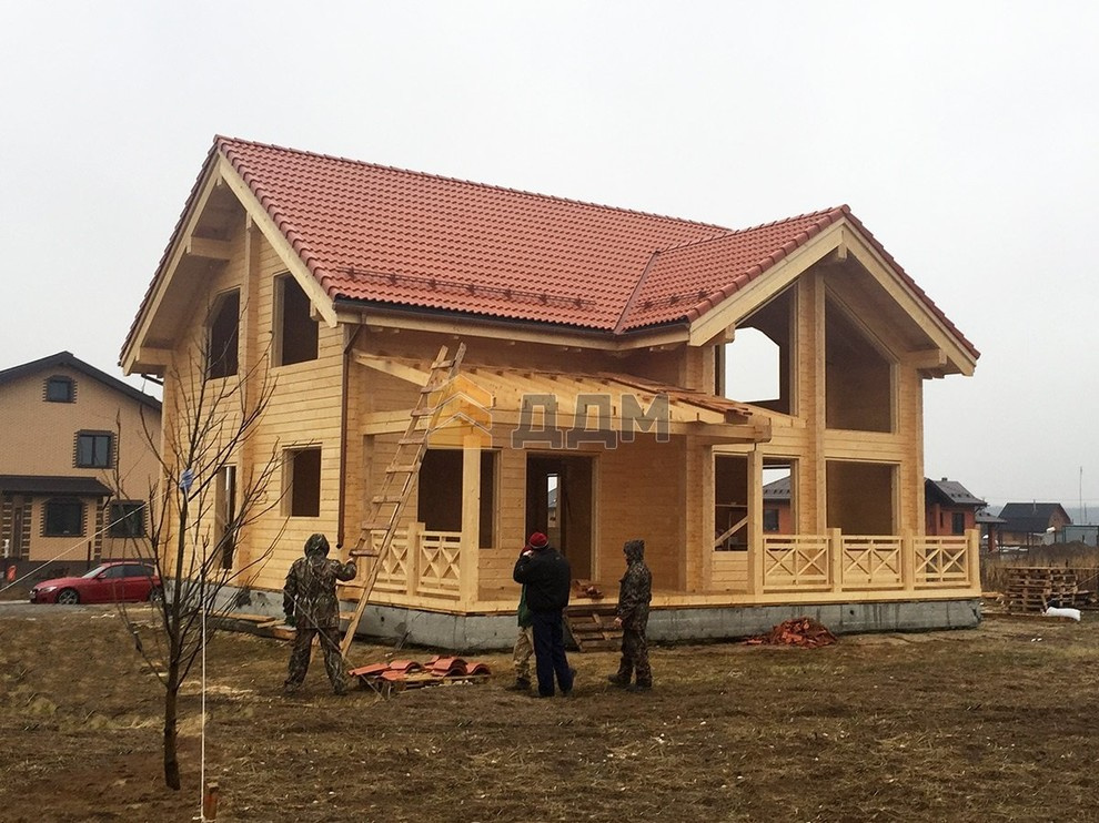 Дом из клееного бруса "Ника"