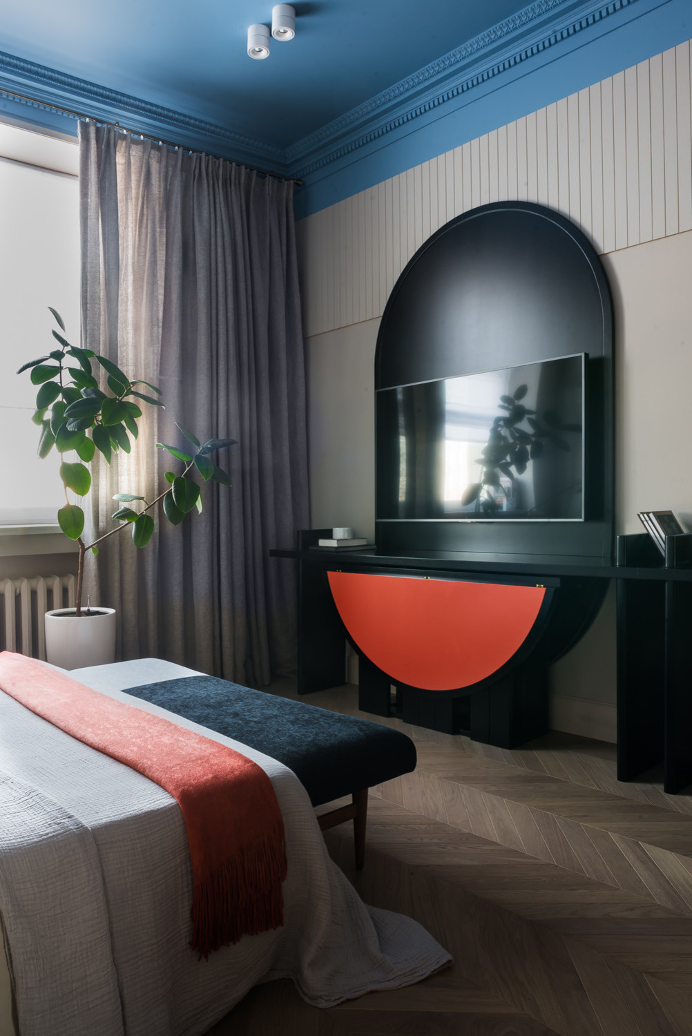 Проект недели: Спальня и... столовая — в комнате 20 кв.м