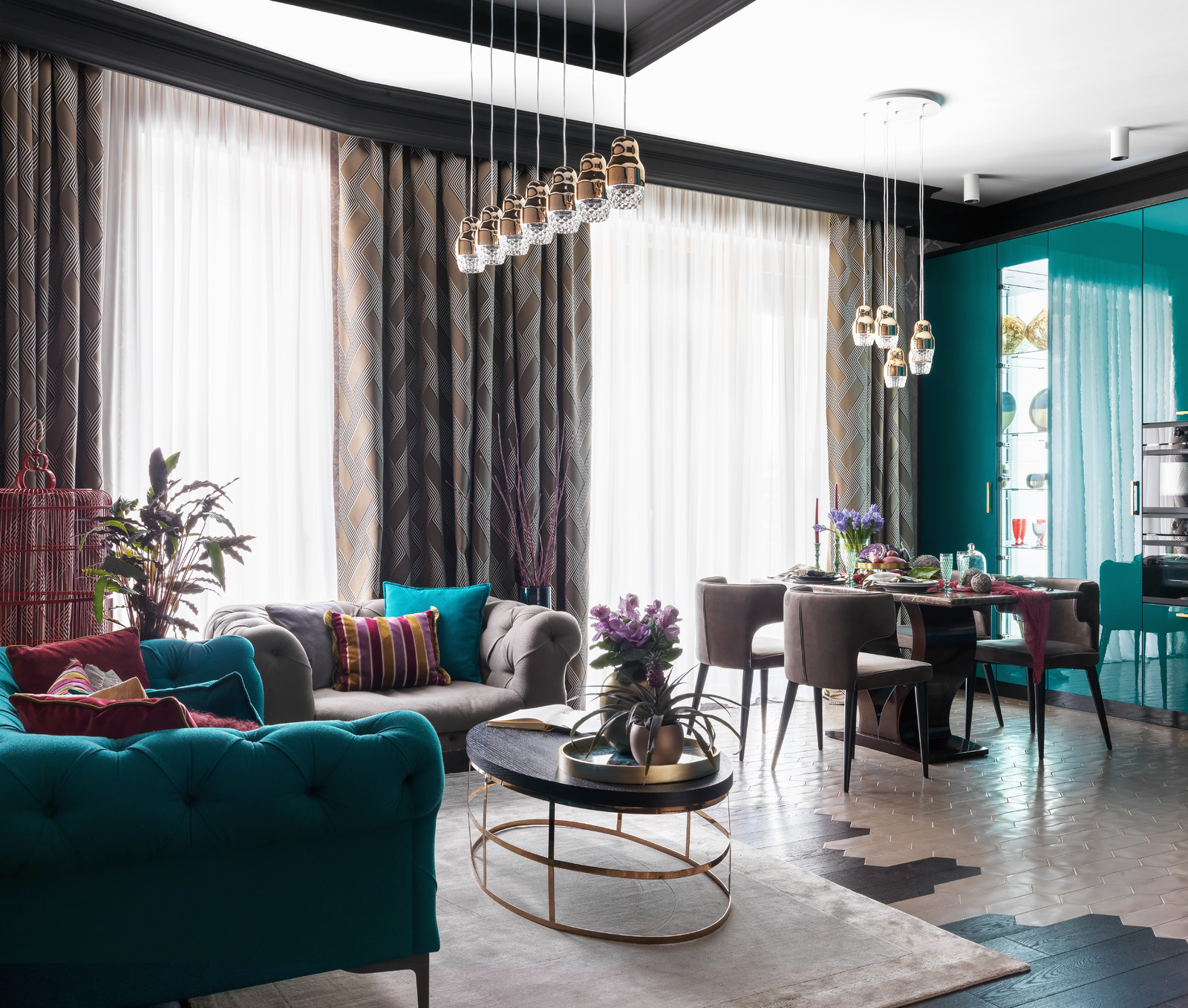 Квартира Садовые кварталы_100 м2