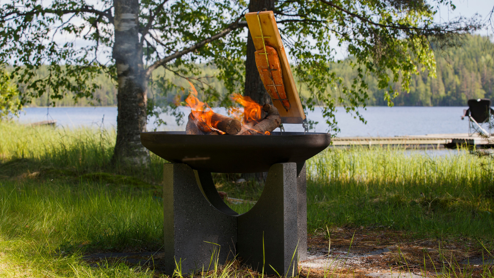 Готовим на костровых чашах