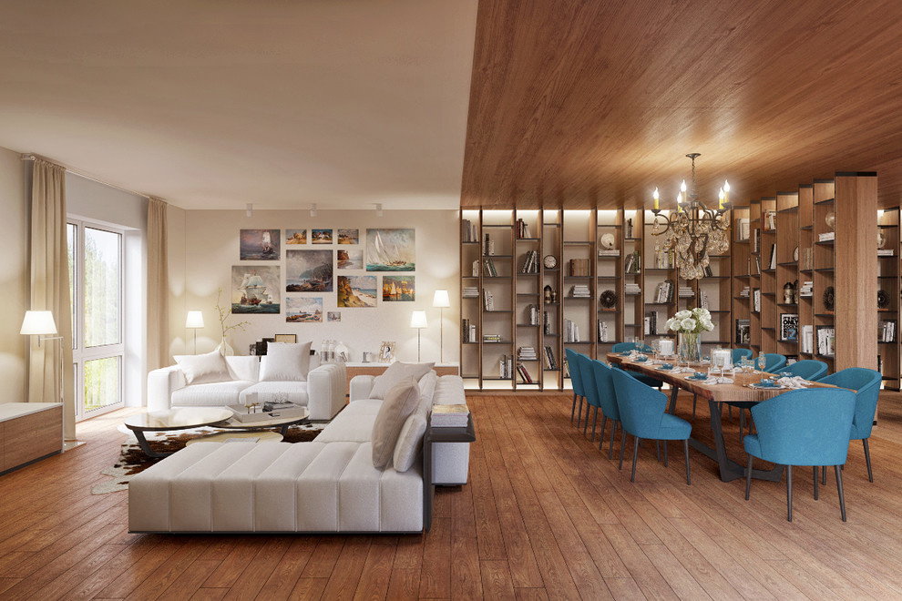 Дом в лесу для постоянного проживания.