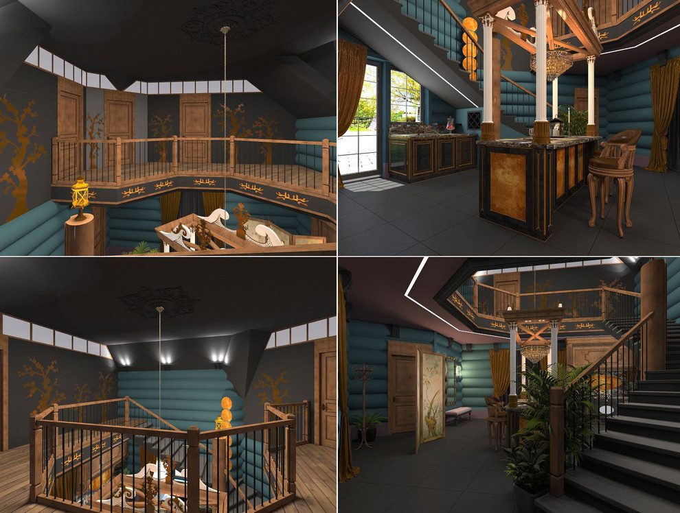 Бревенчатый дом из лиственницы