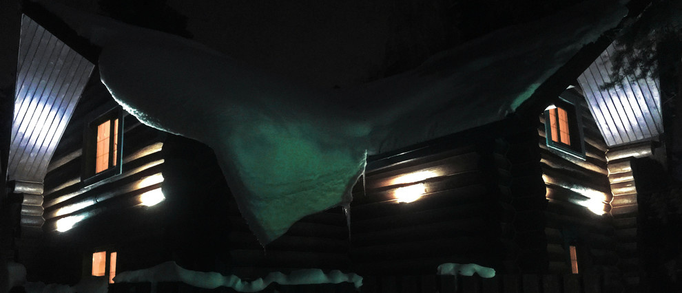 Бревенчатый дом из лиственницы