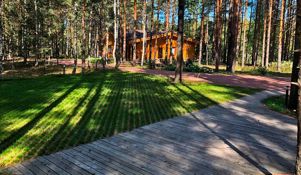 дом на склоне