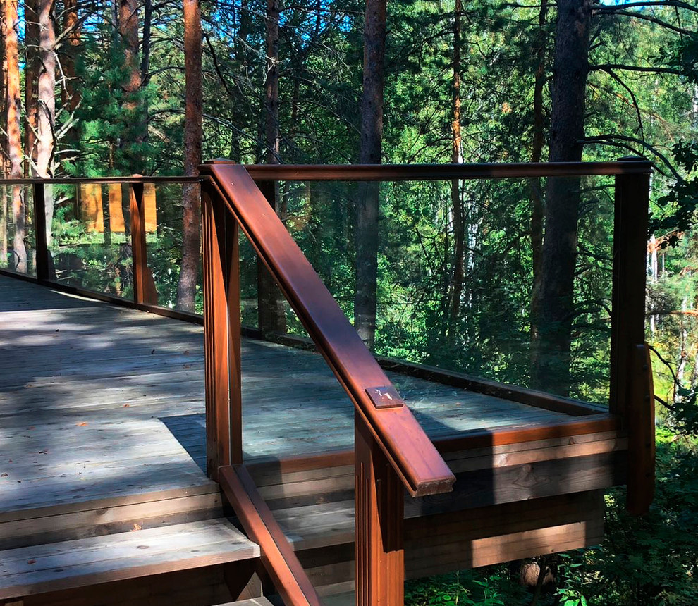 дом на склоне