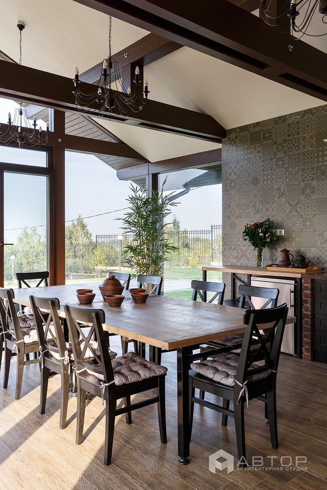 Домик с барбекю
