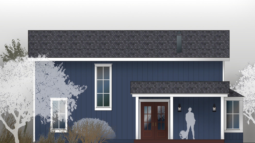 Обложка проекта: Проект каркасного дома в стиле Английского кантри