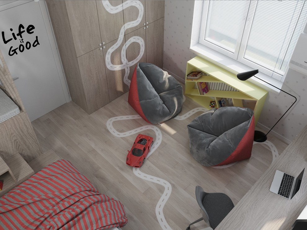 Дизайн-проект трехкомнатной квартиры "Мятное настроение"